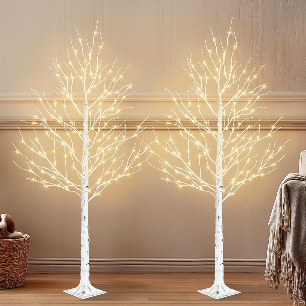6ft Lighted Birch Tree Y86781