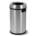 65 Liter Open Top Stainless Steel Trash Can S480172
