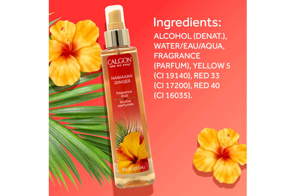 Hawaiian Ginger Body Mist 8 OZ Pack of 12 Q38190