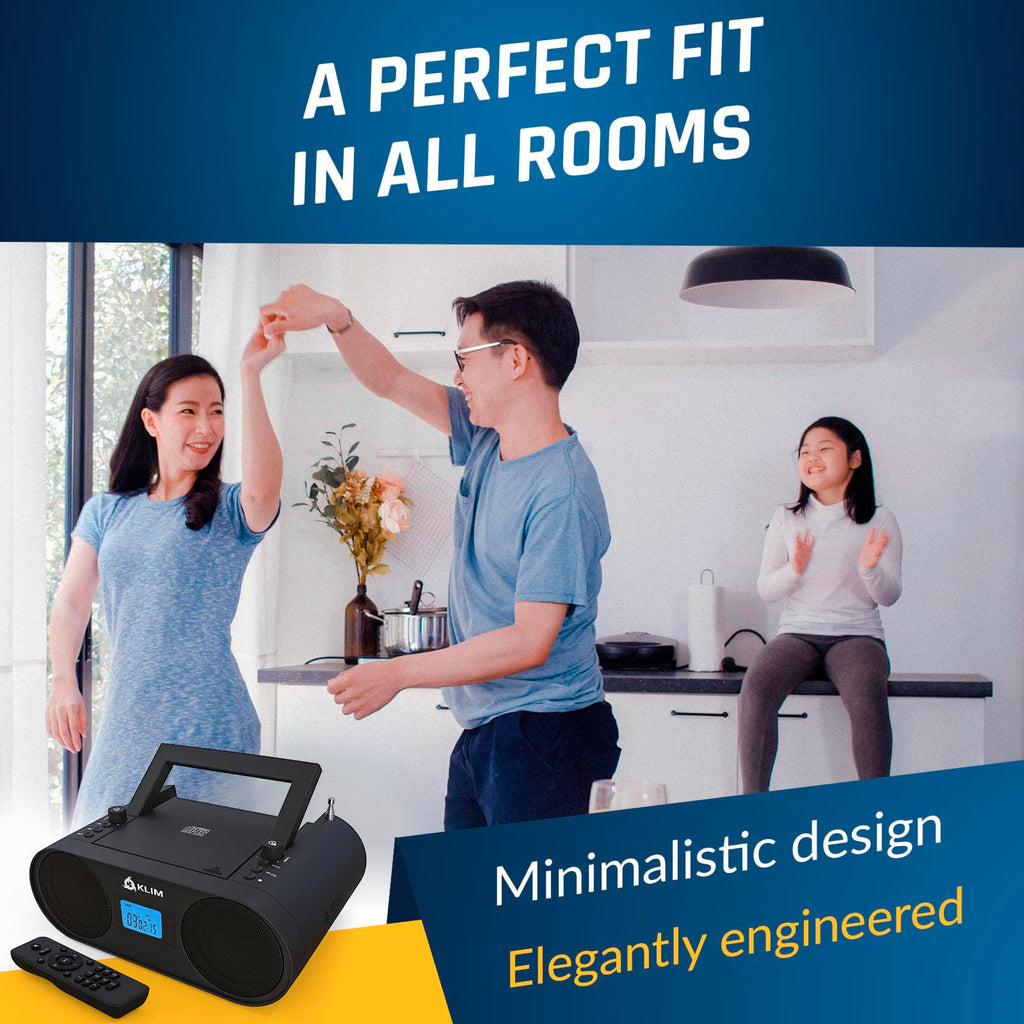 Portable CD Player Boombox with AM FM Radio and Bluetooth X62115