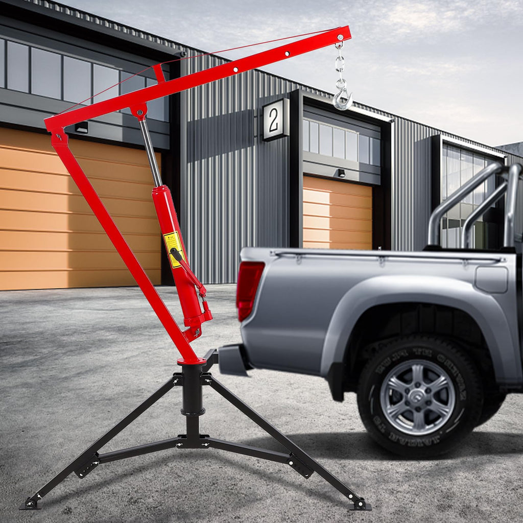 1000 Lbs Hydraulic Hitch Mounted Truck Crane G1568
