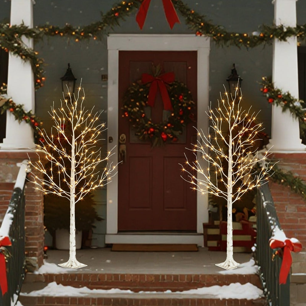 6ft Lighted Birch Tree Y86781