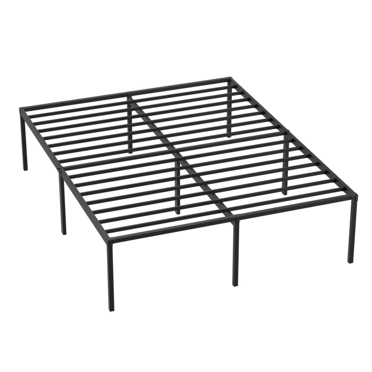 18 Inch Metal Full Bed Frame with Storage S330
