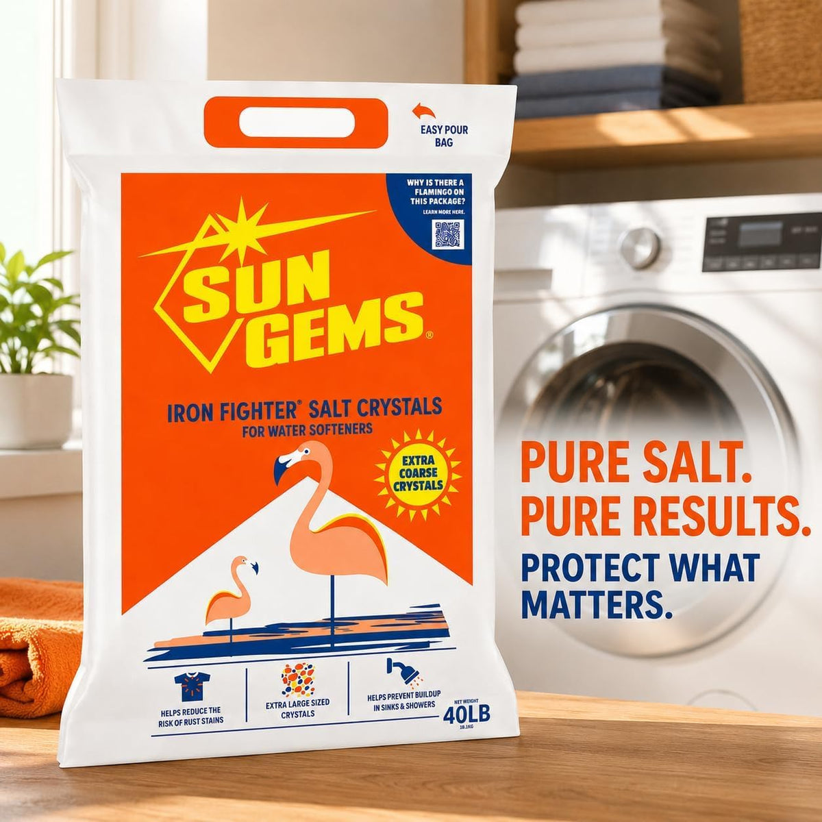 Water Softener Salt Crystals 40 lb 2 Pack F773