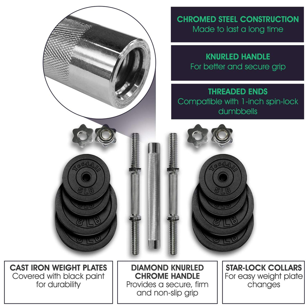 Adjustable Weights Dumbbells Set Y445