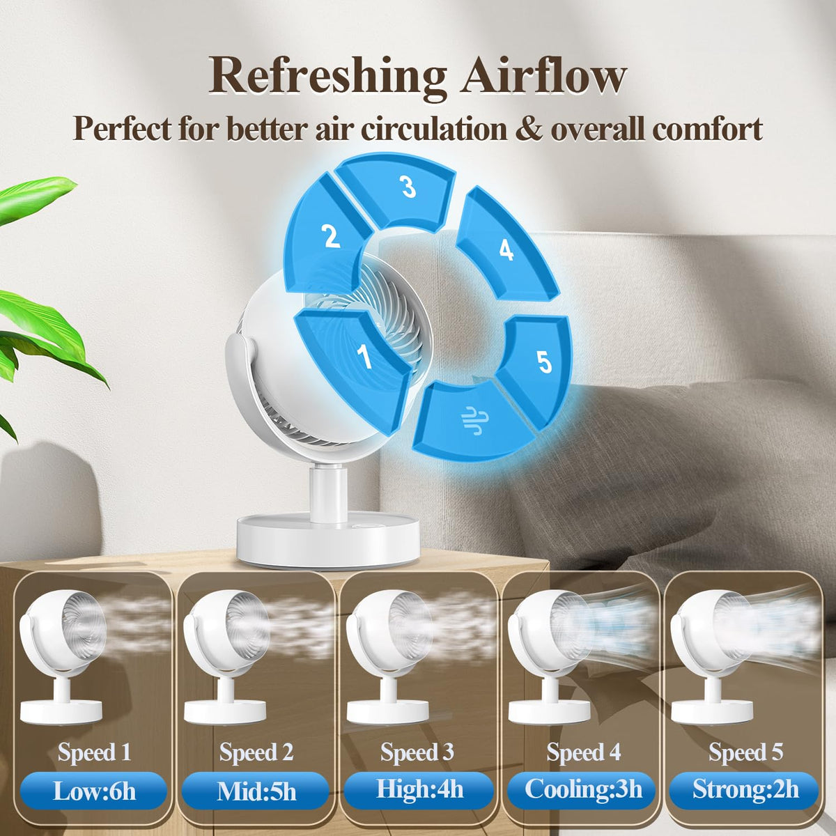 Portable Air Circulator Fan I47232