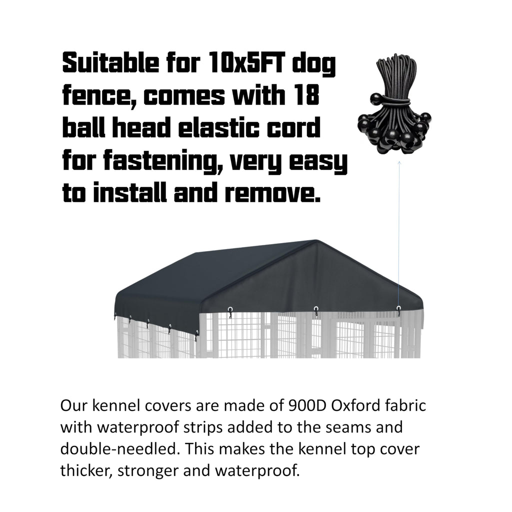 5x10 FT Waterproof Dog Kennel Cover K93327