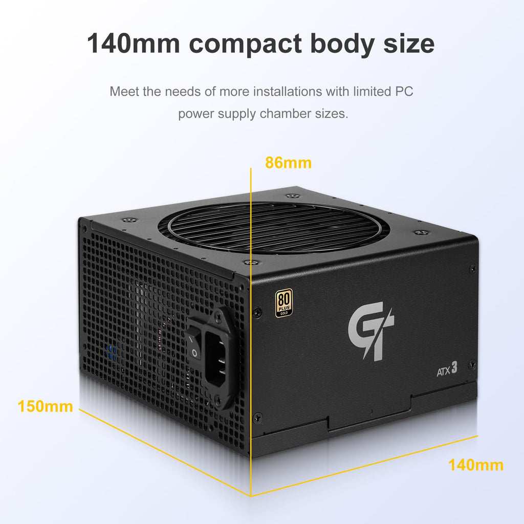 750W Fully Modular ATX 3.1 Power Supply Black M284676