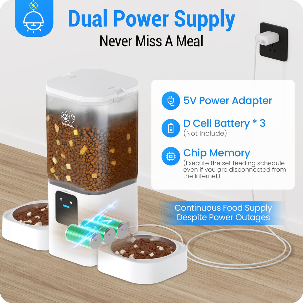 Automatic Cat Feeder 5G WiFi 29 Cup U151