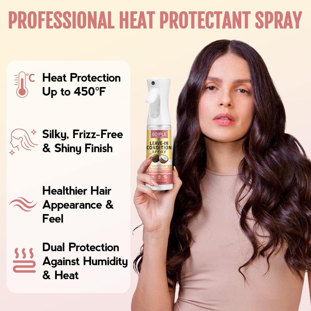 Leave In Conditioner & Heat Protectant Spray E490