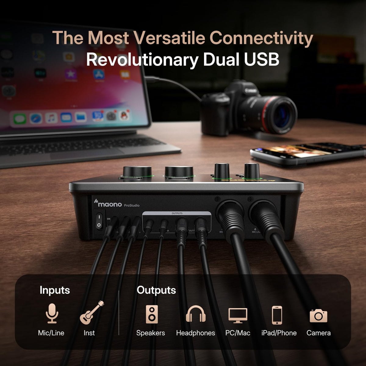 USB Audio Interface Dual XLR V9972