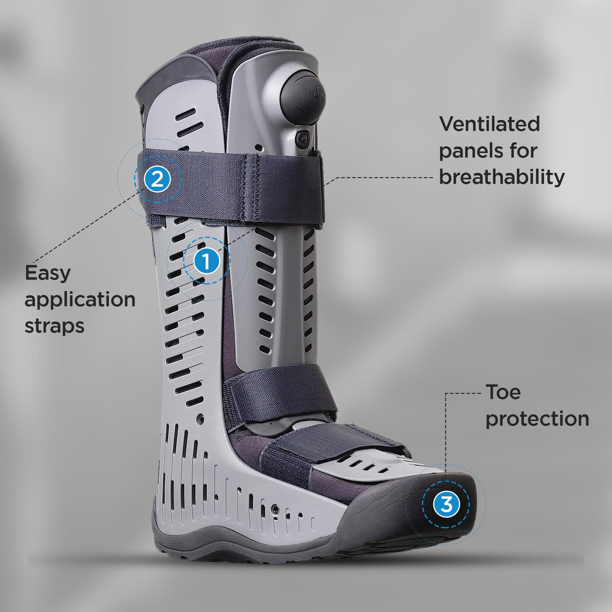 Adjustable Air Walker Boot with Air Pump A4202