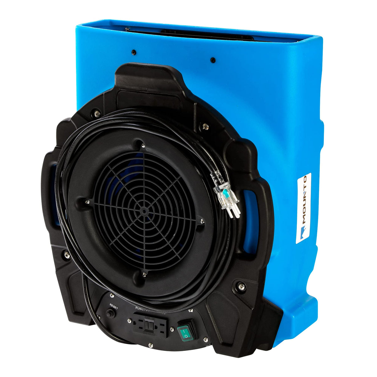 1/4hp 1200cfm 2 Speed Low Profile Air Mover Floor Dryer Fan Y2935