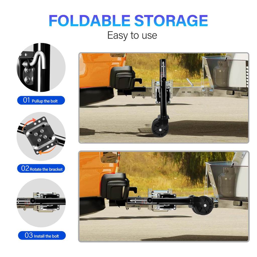 2000 lbs Dual Wheel Trailer Jack I92637