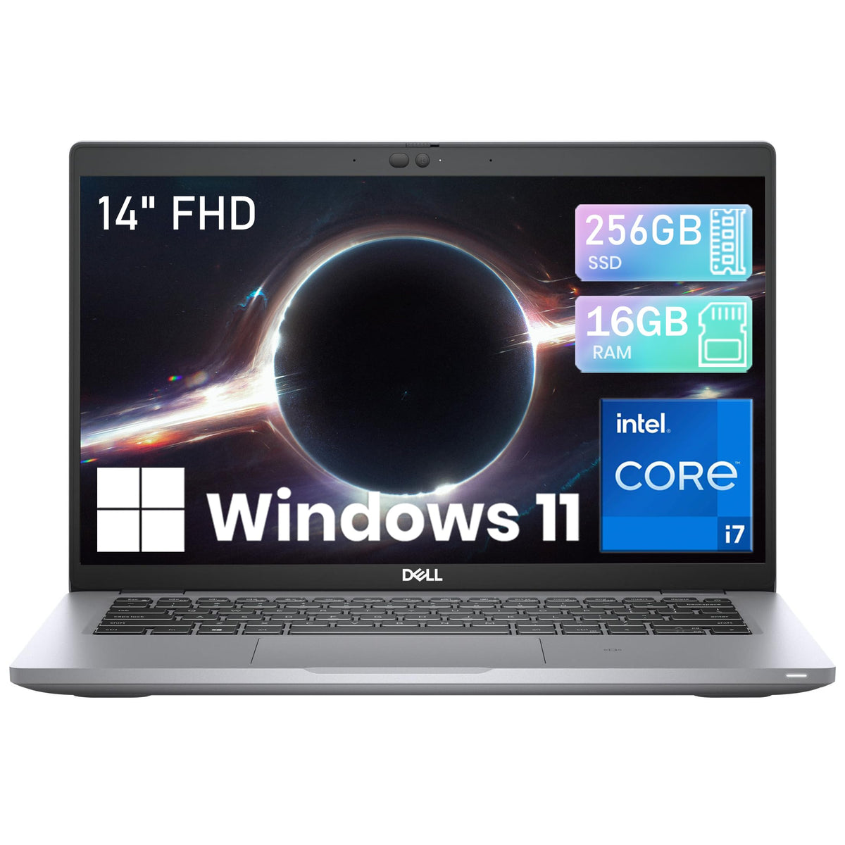 14" FHD Business Laptop i7 16GB RAM 256GB SSD Windows 11 Pro A6741