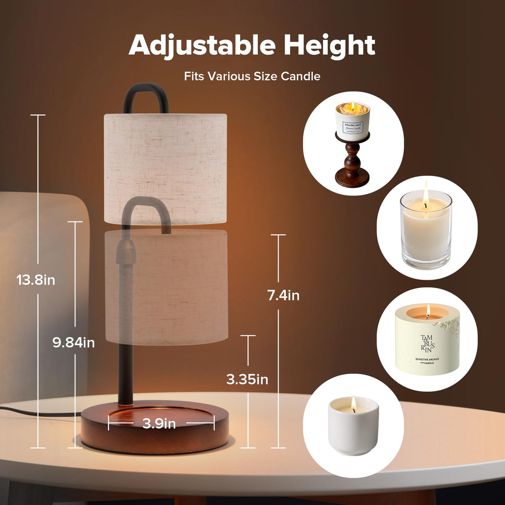 Dimmable Candle Warmer Lamp with Timer Z854694