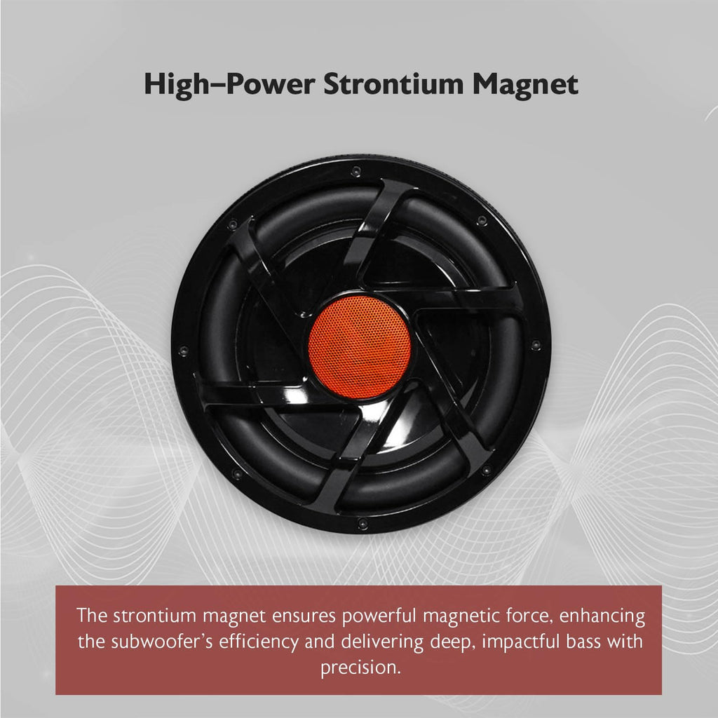 10" Powered Car Subwoofer with Enclosure A25003