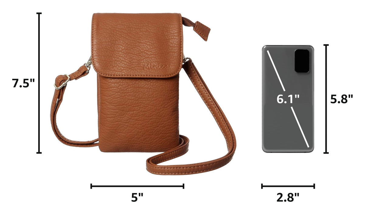 Small Vegan Leather Crossbody Bag S4210
