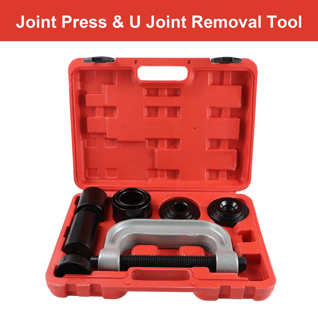 Heavy Duty Ball Joint Press & U Joint Removal Tool Kit with 4x4 Adapters F410341