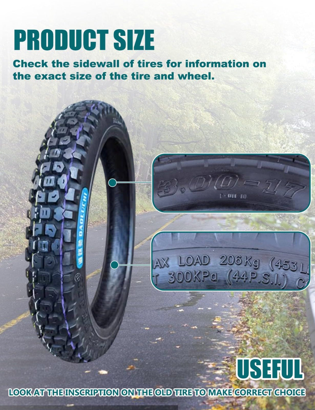 3.00-17 Scooter Tire I671887