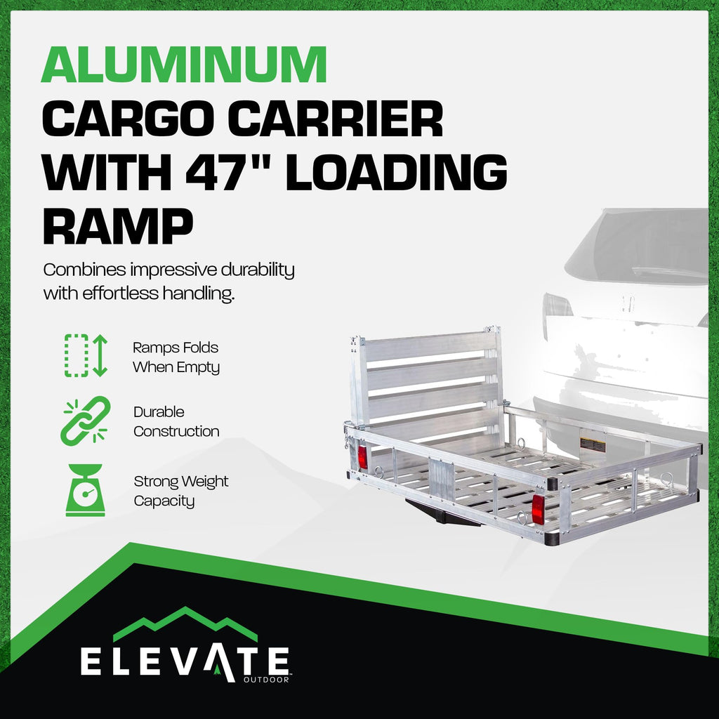 Deluxe Cargo Carrier with Folding Loading Ramp R4176