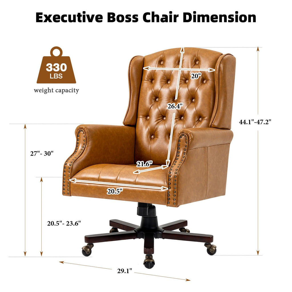 Brown Ergonomic Office Chair Y213