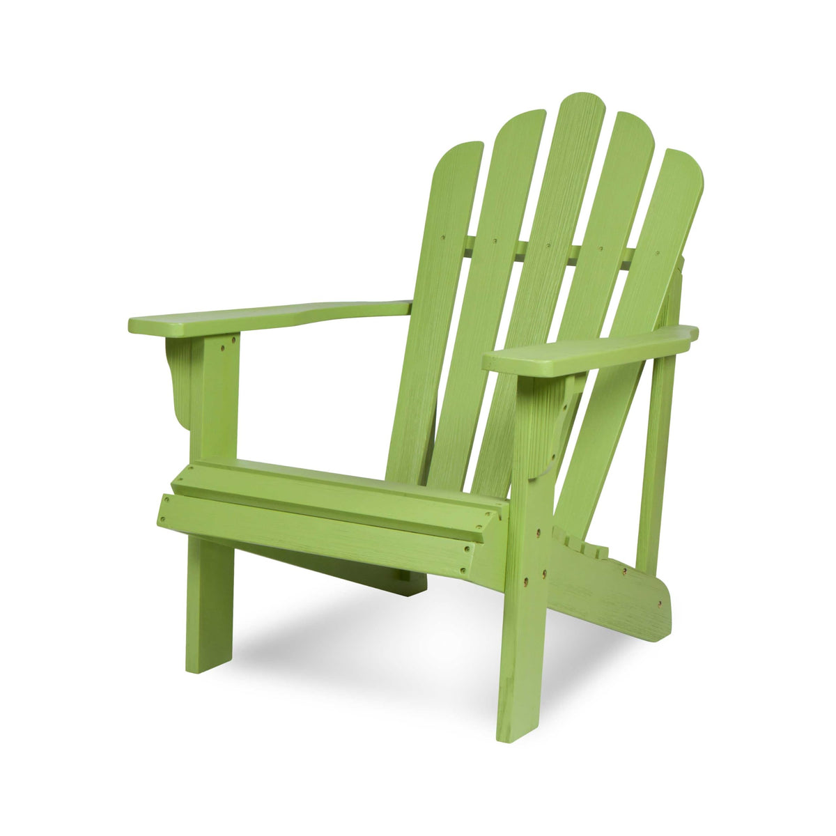 Lime Green Wooden Adirondack Chair Q7988