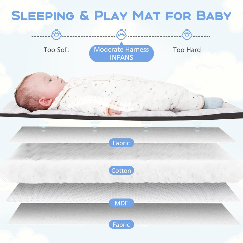 5 in 1 Gray Baby Playard B4361