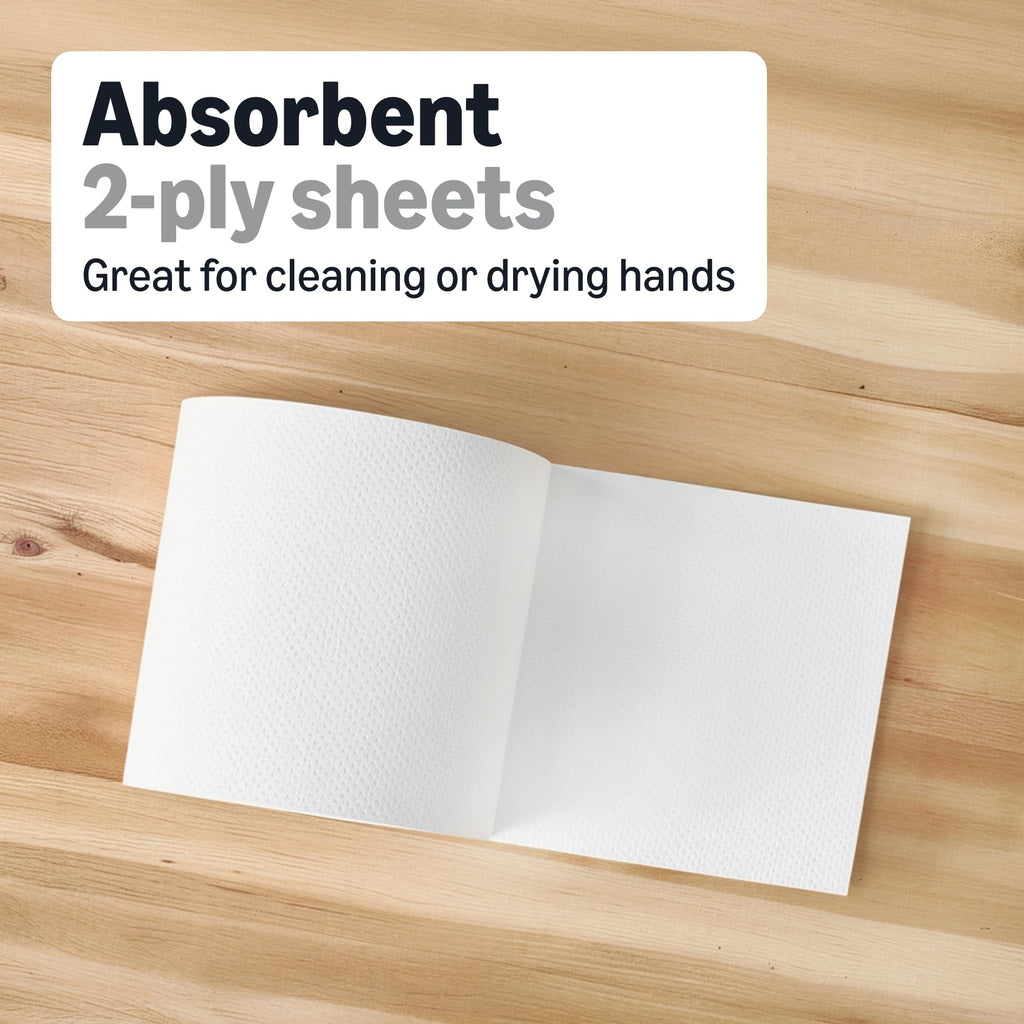 2-Ply White Center Pull Paper Towels, 600 Sheets per Roll (6 Rolls) S479081