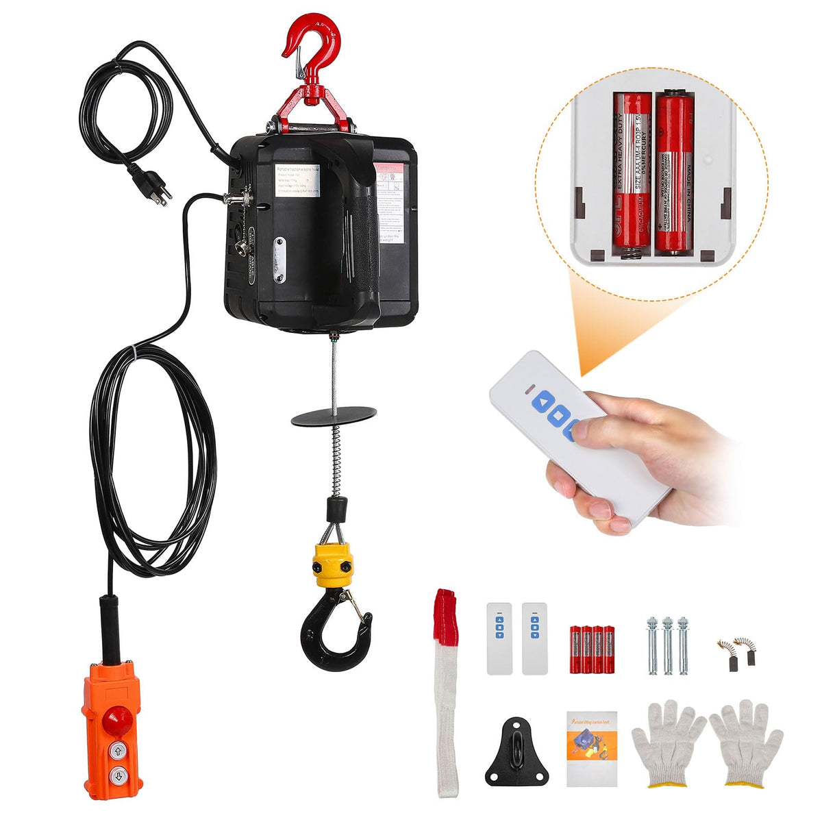 3-in-1 Portable Electric Hoist F12245