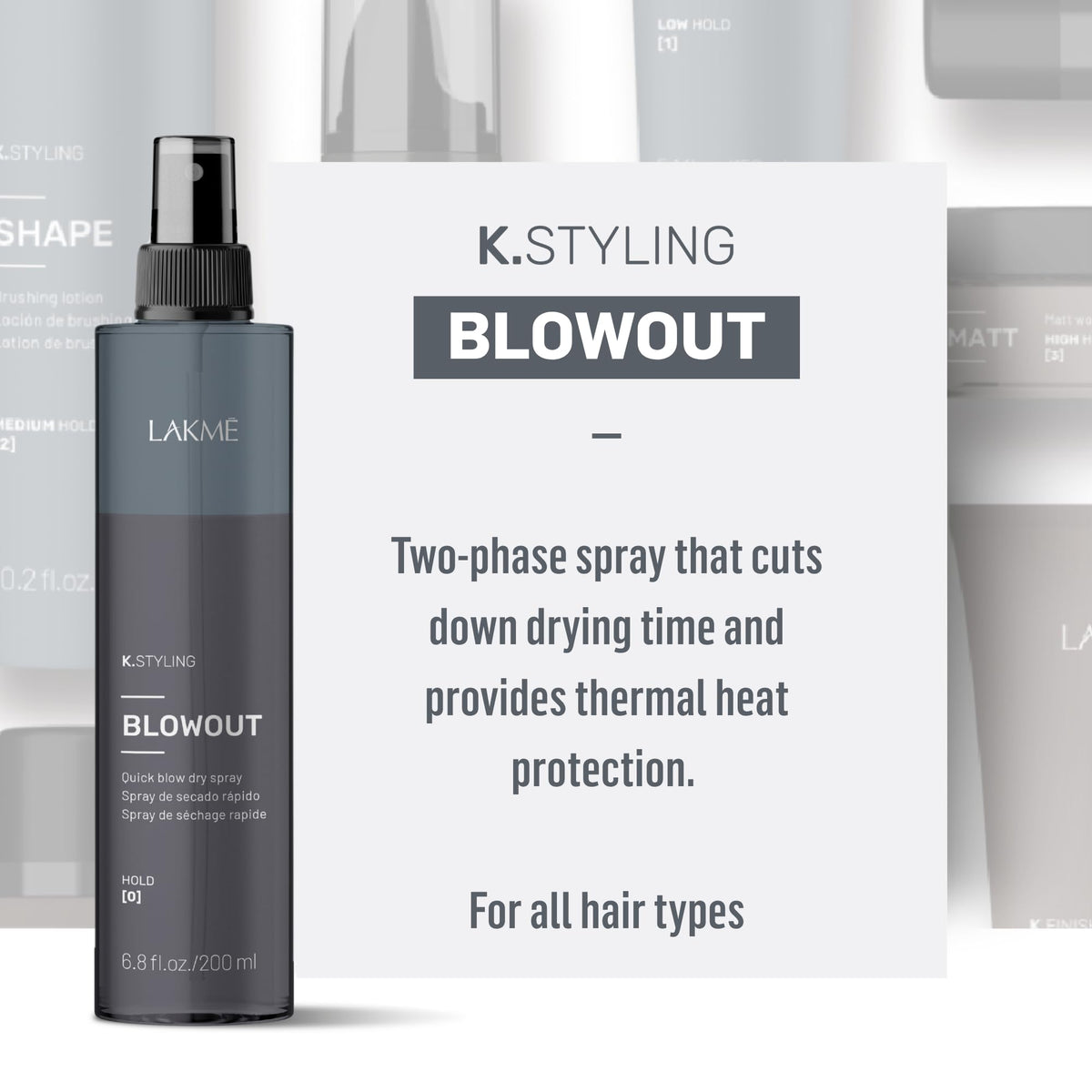 Blow Dry Spray, 6.8 fl oz H166104