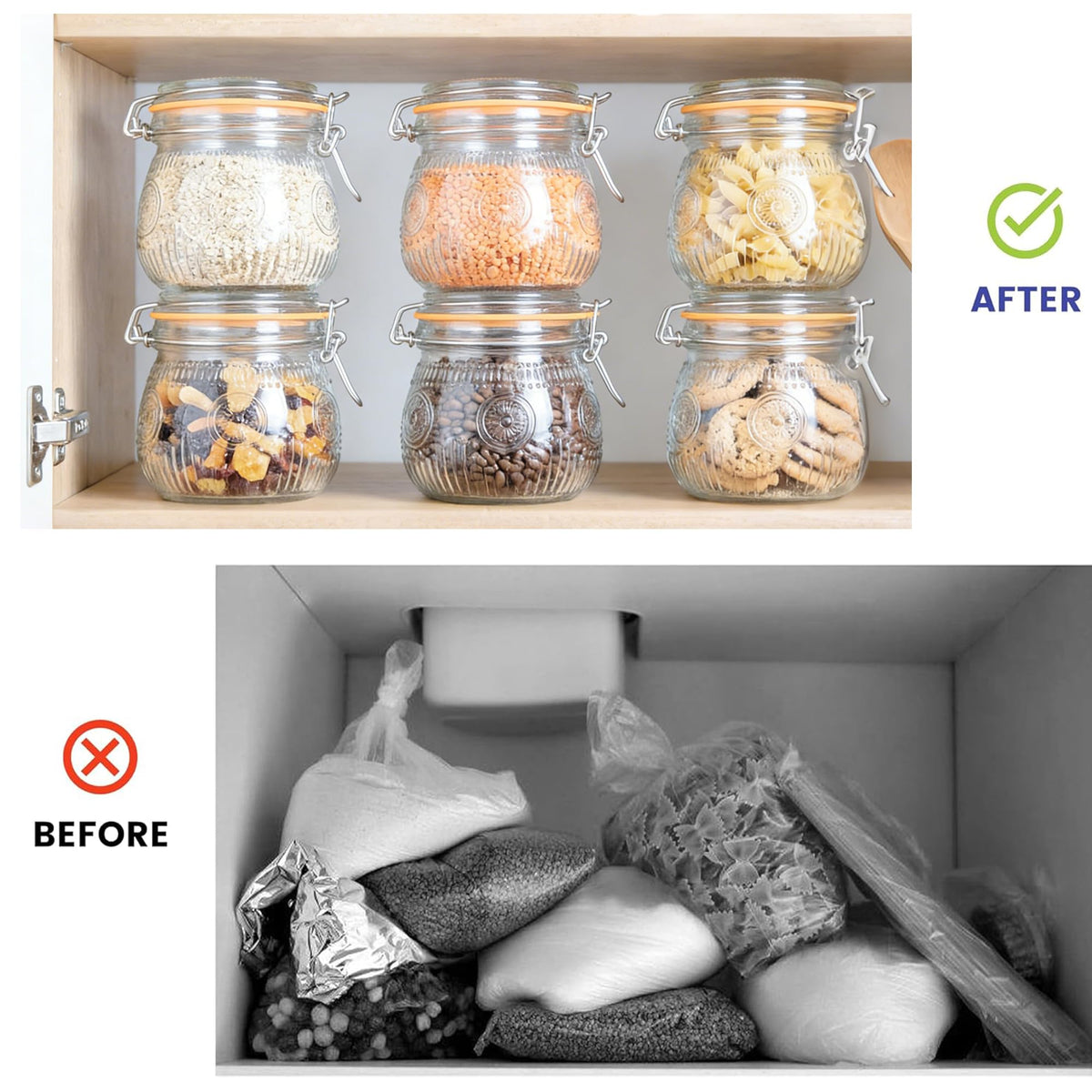 16oz Airtight Mason Jars 6 Pack F79485