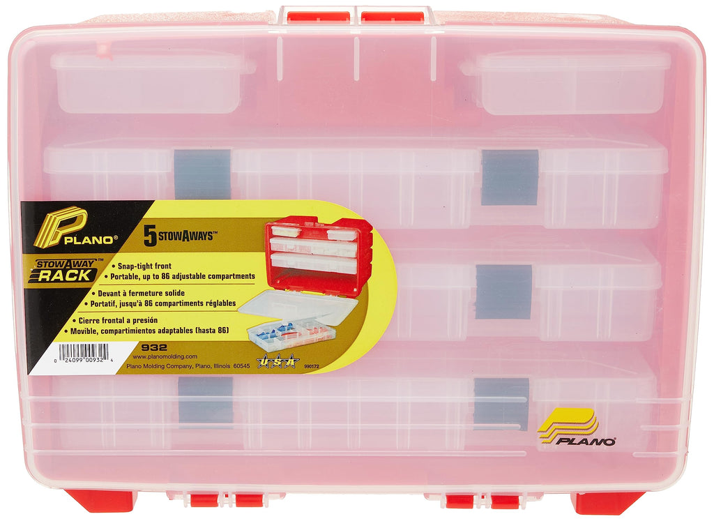 Portable Stow Away Rack Organizer with Cover, Red B5634