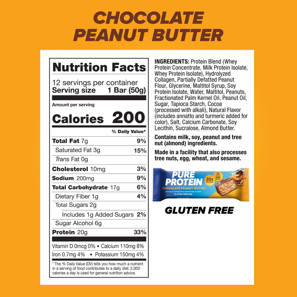 Chocolate Peanut Butter Protein Shake & Bars 1.76oz 12 Count S6319