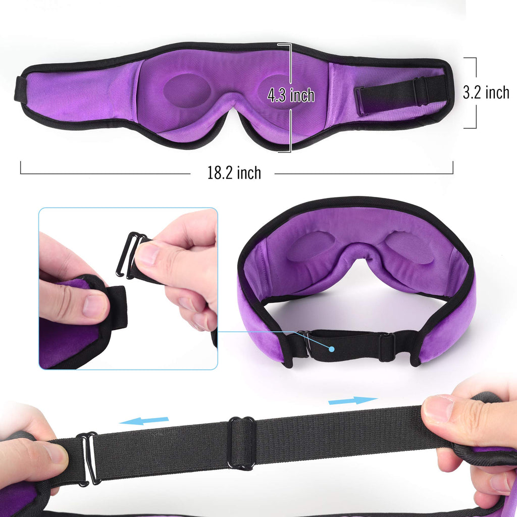 Sleep Mask with Bluetooth Headphones F928