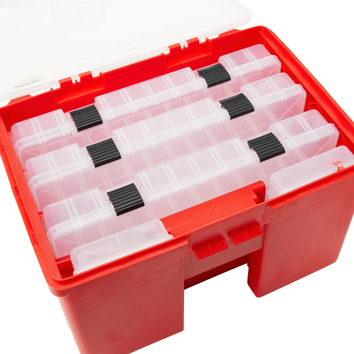 Portable Stow Away Rack Organizer with Cover, Red B5634