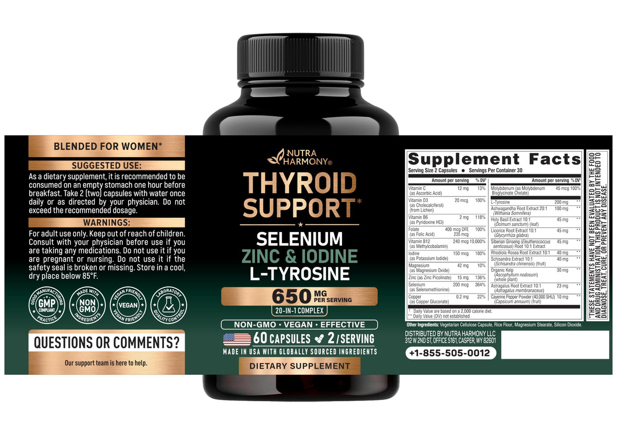 Thyroid Support 60 Caps N929