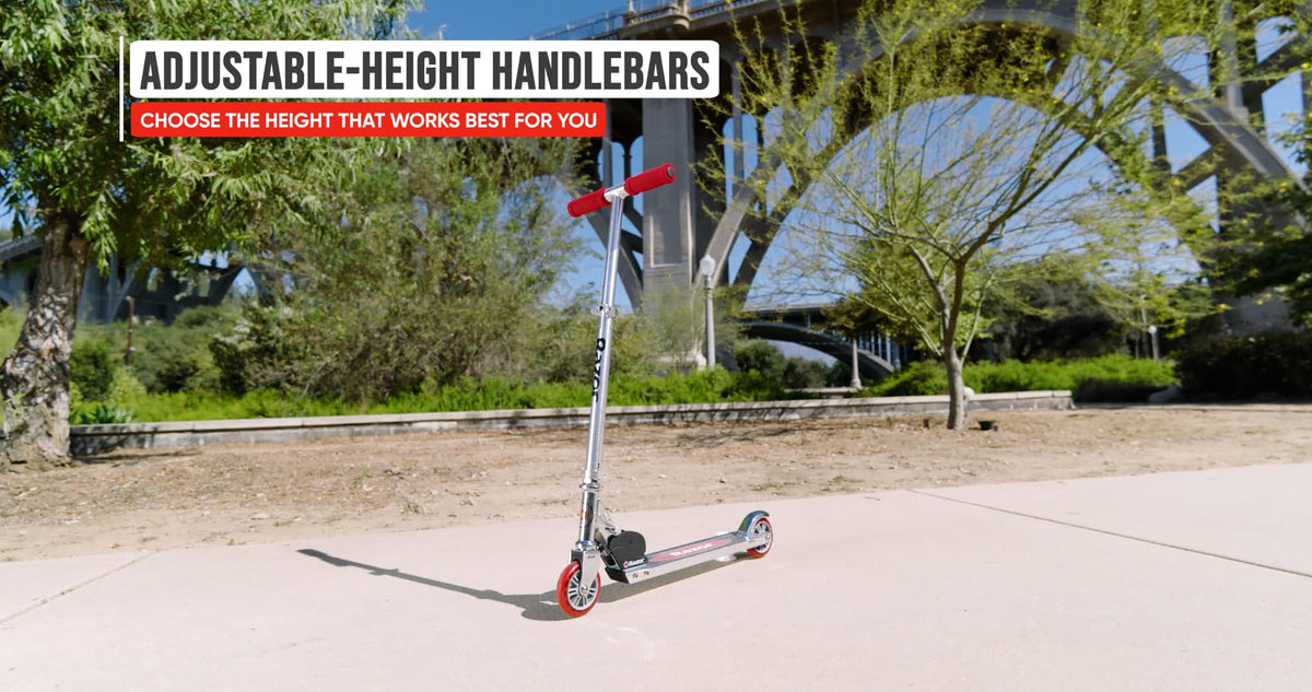Kick Scooter for Kids - Lightweight, Foldable, Aluminum Frame, Adjustable Handlebars B4688