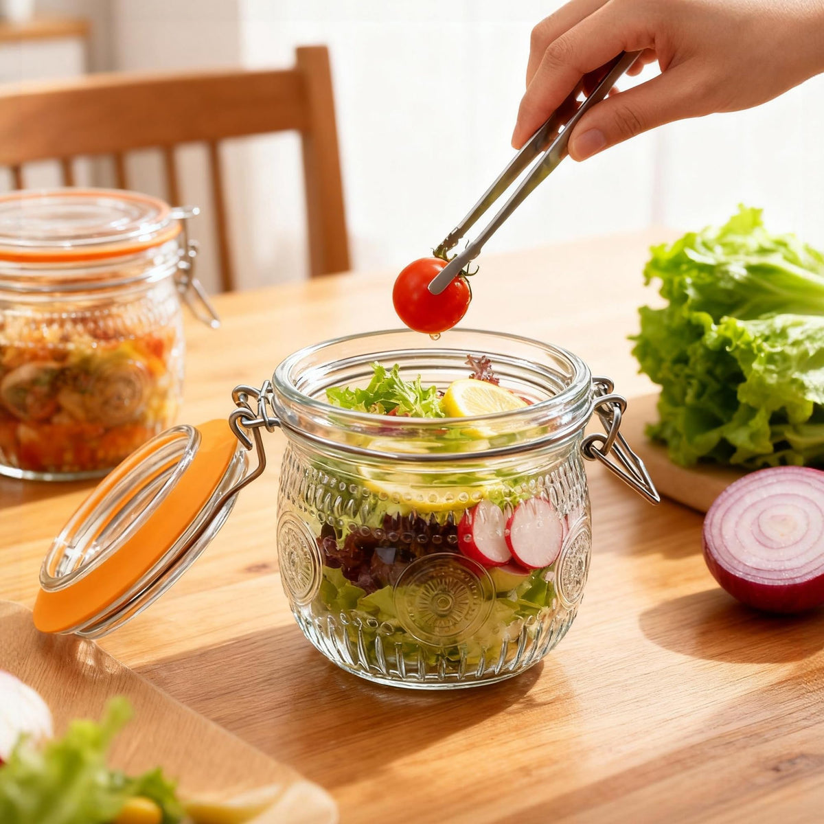 16oz Airtight Mason Jars 6 Pack F79485