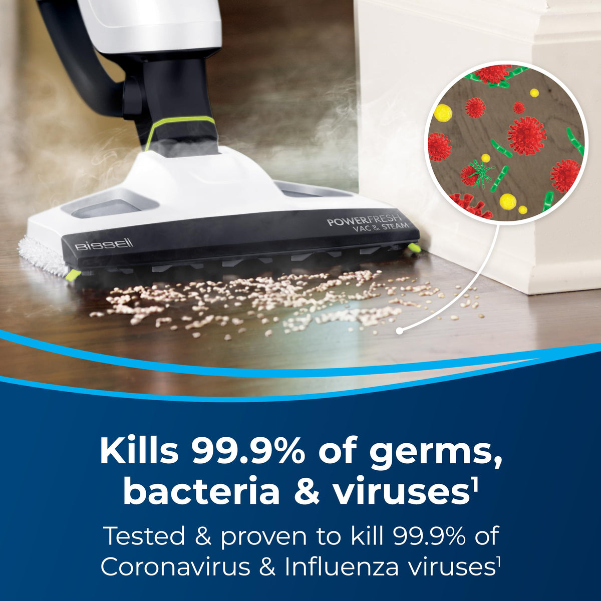 All-in-One Vacuum and Steam Mop O860