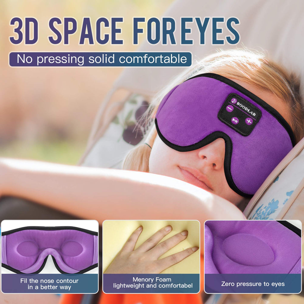 Sleep Mask with Bluetooth Headphones F928