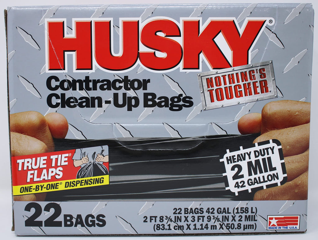 Black 42 gal Poly Contractor Clean-Up Bag M5484