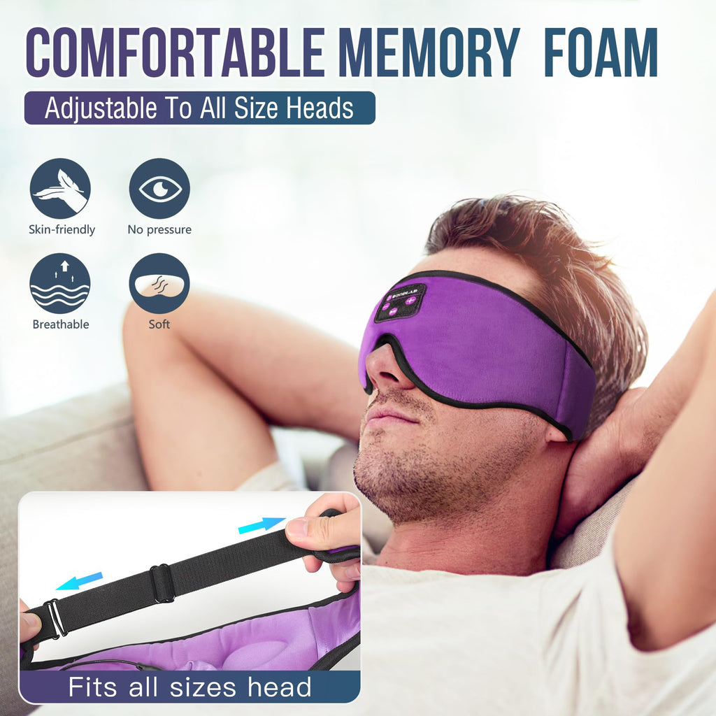 Sleep Mask with Bluetooth Headphones F928
