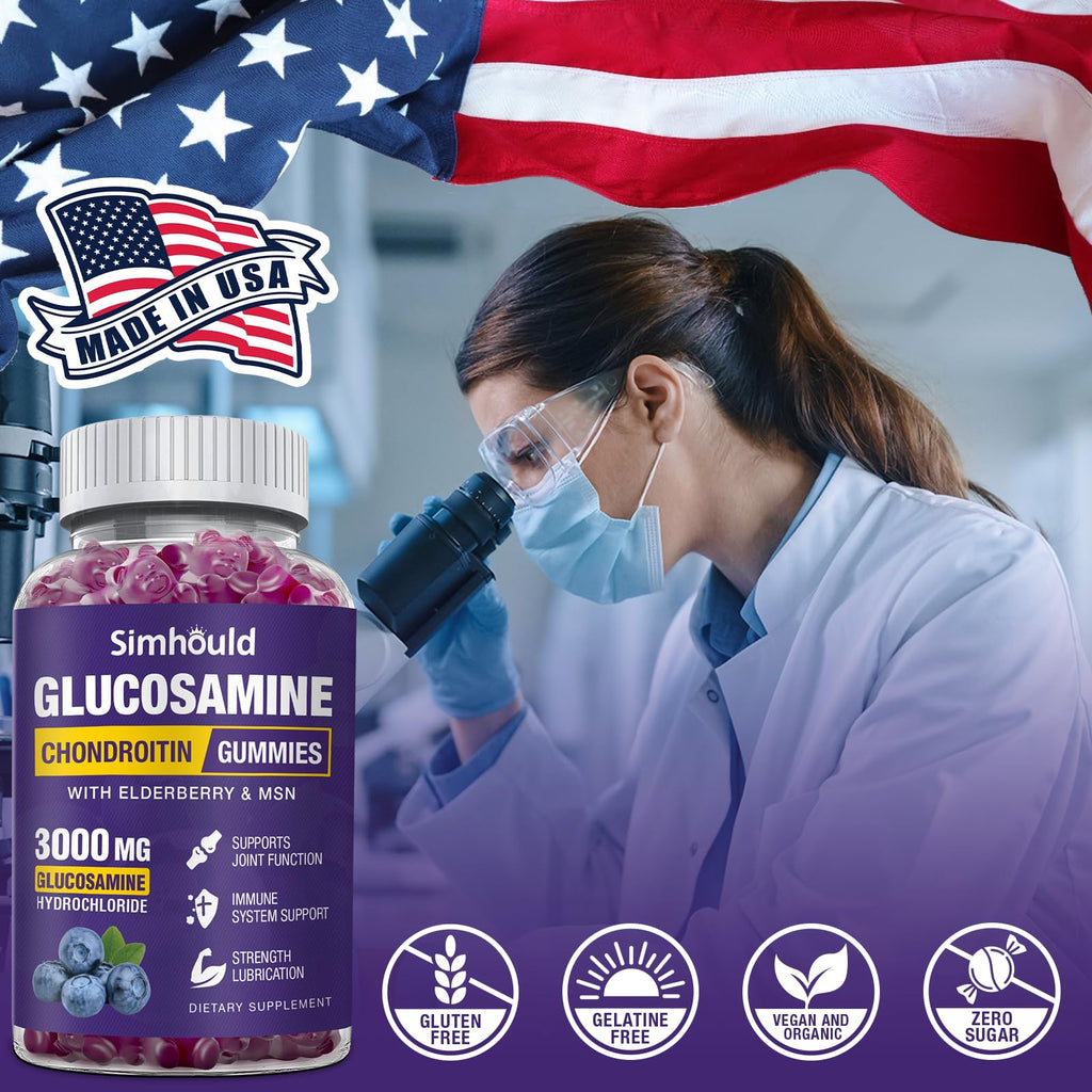 Glucosamine Chondroitin Gummies with MSM & Elderberry G681485