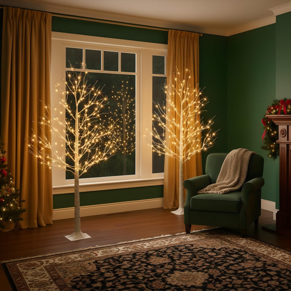 6ft Lighted Birch Tree Y86781