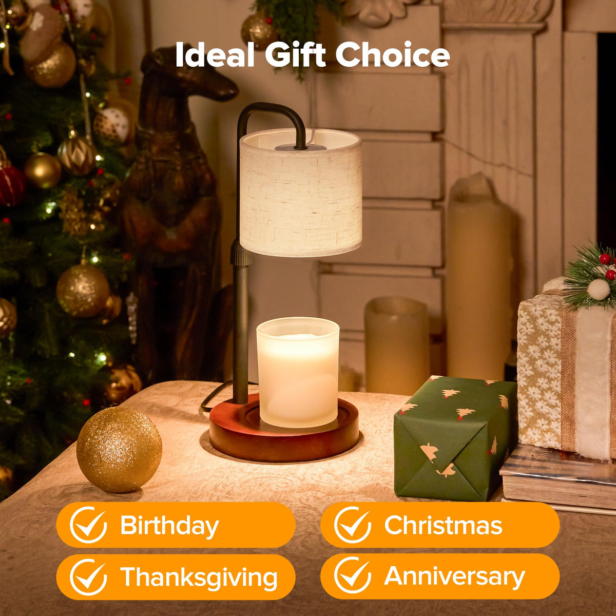 Dimmable Candle Warmer Lamp with Timer Z854694