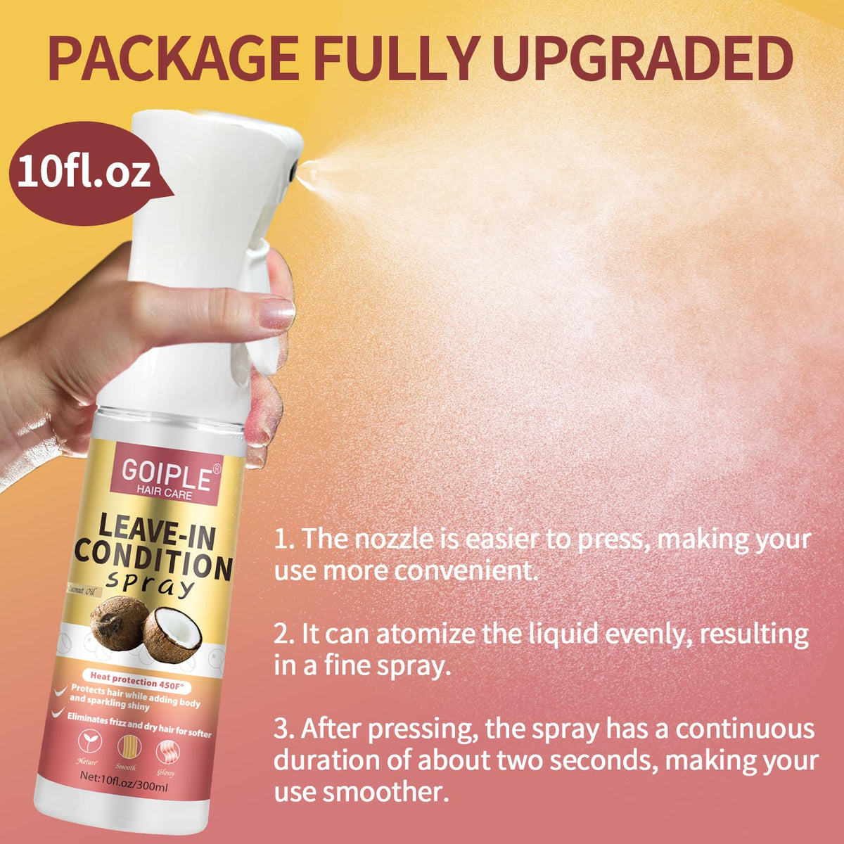 Leave In Conditioner & Heat Protectant Spray E490