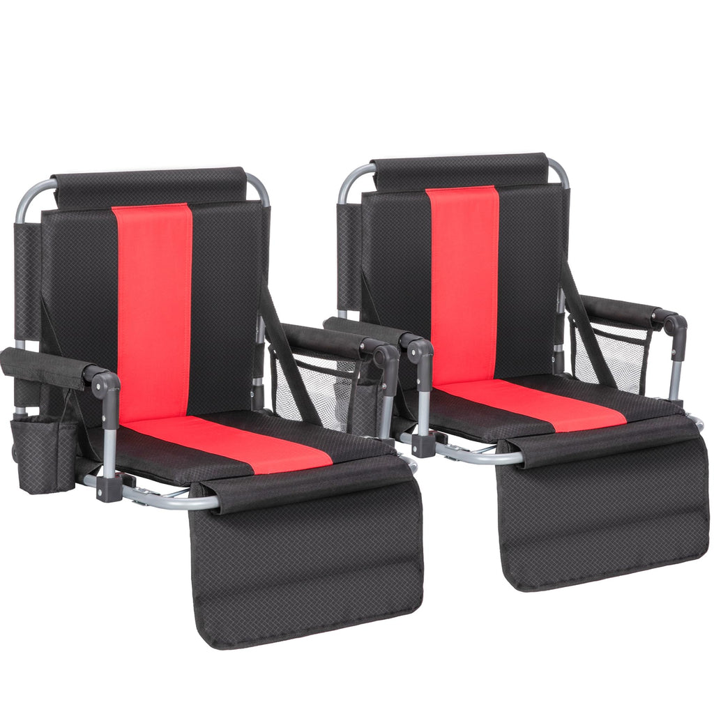 Extra Wide Padded Stadium Seats with Back Support V866