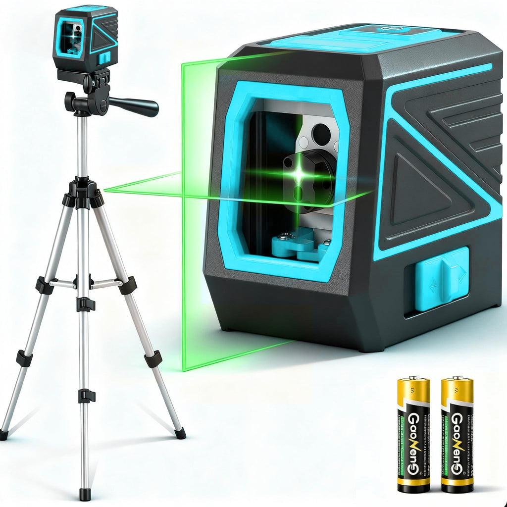 100 feet Green Cross Line Self Leveling Laser Level with Tripod T1930