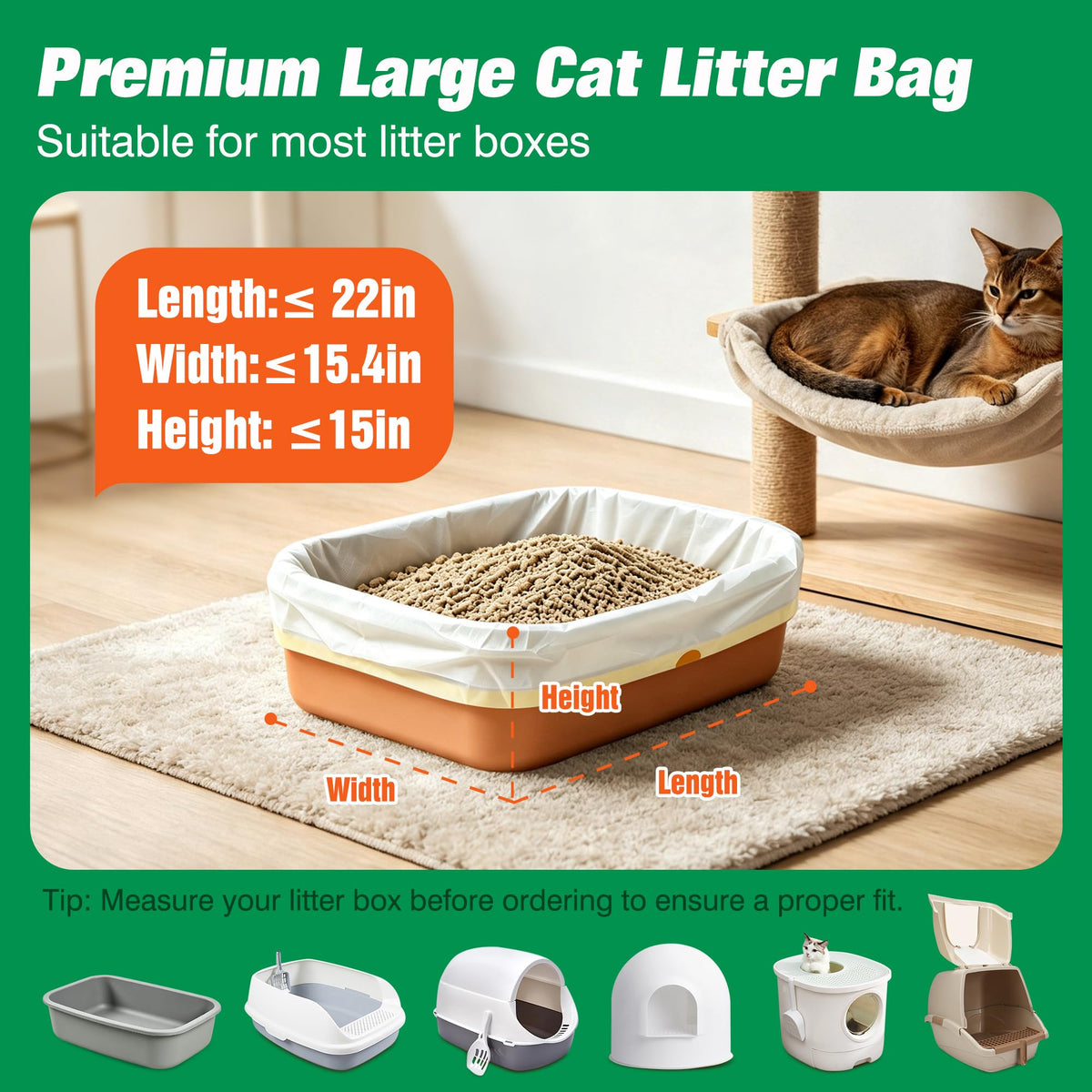 Sifting Litter Box Liners 14 Count P732
